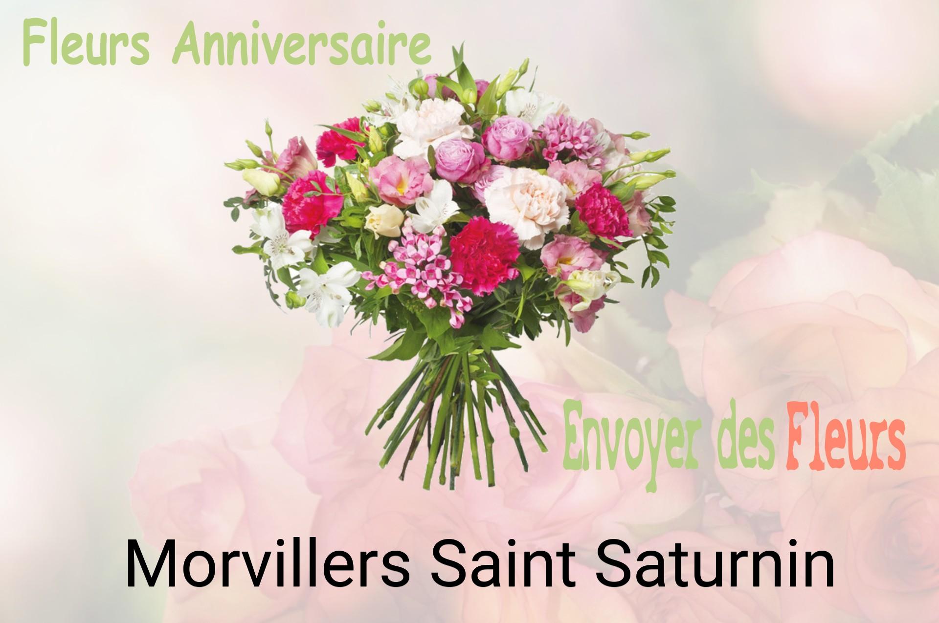 Bouquet de fleurs d’anniversaire livré à Morvillers-Saint-Saturnin