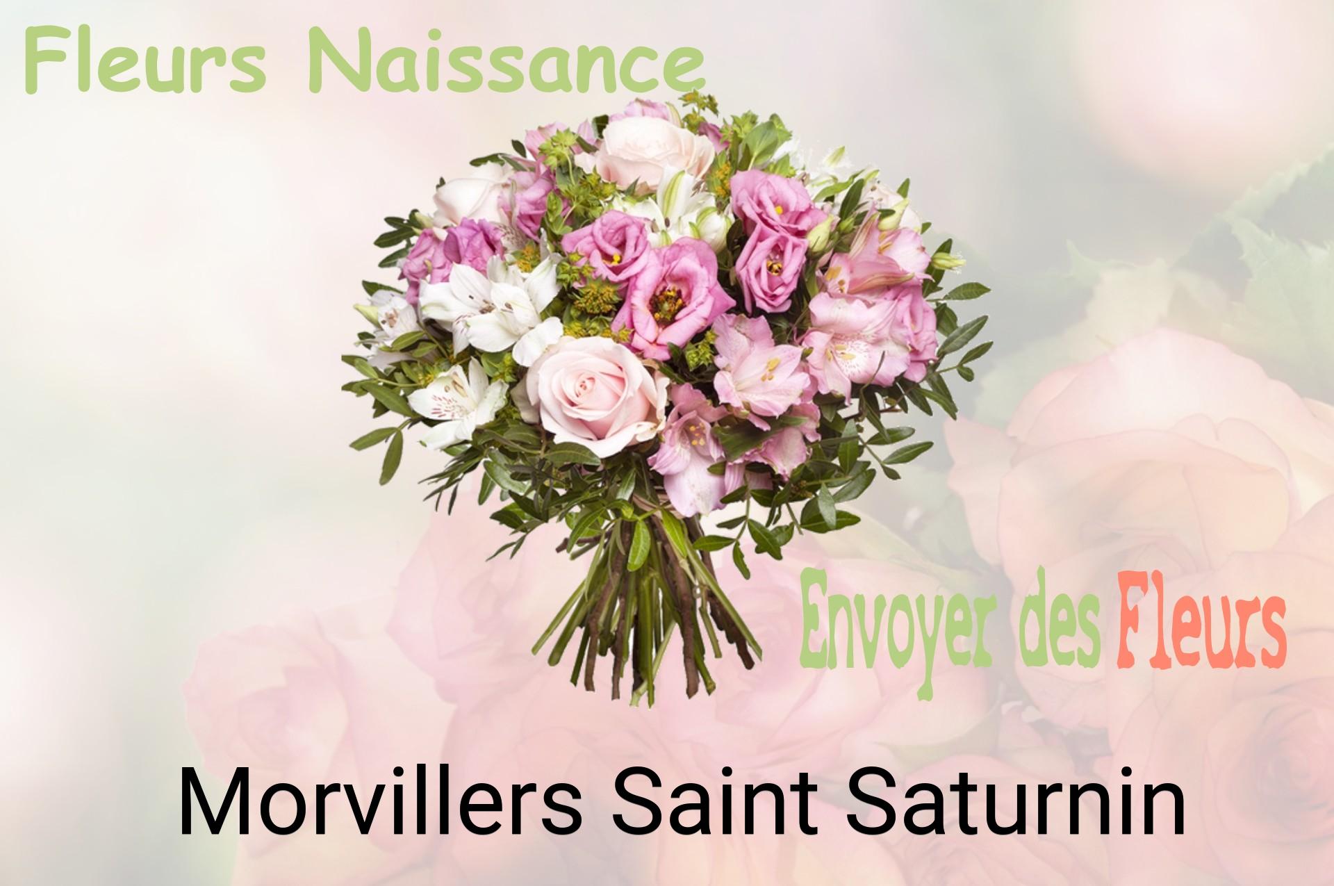 Bouquet de fleurs de naissance livré à Morvillers-Saint-Saturnin