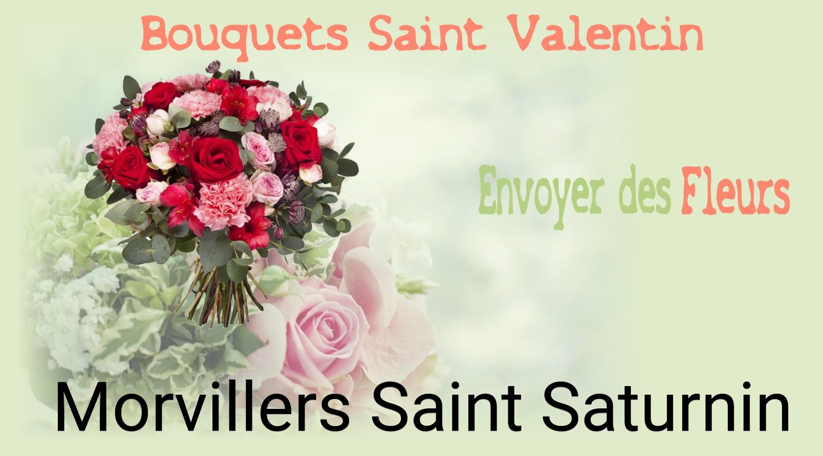 Roses de Saint-Valentin livrées à Morvillers-Saint-Saturnin